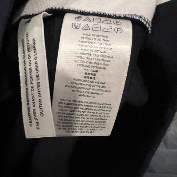 NWT Michael Kors side tuxedo stripe long sleeve dress size M - Picture 8 of 10